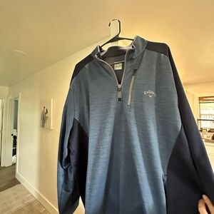 Callaway Blue Quarter-Zip Pullover